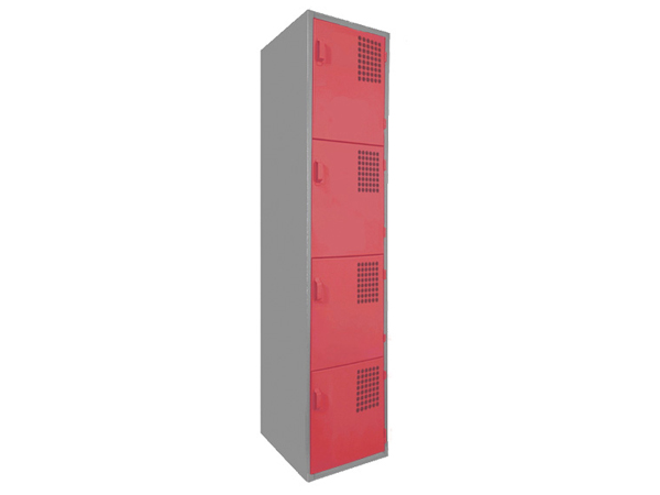 locker-metalico-serie-c-4p-rojo locker metalico 4 puertas rojo