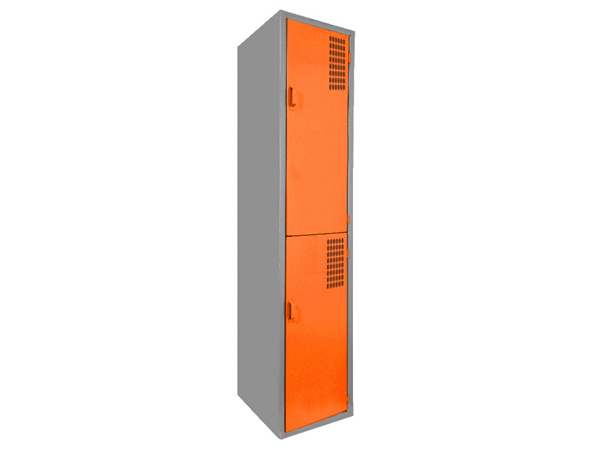 locker-metalico-serie-c-2p-naranja locker metálico color 2 puertas
