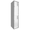 locker metalico 2 puertas blanco