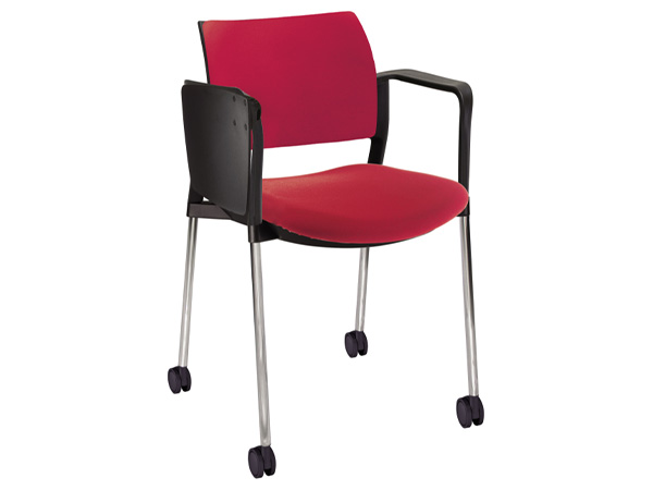 pupitre-kyos-fijo-cromada-tapizada-movil-rojo pupitre-kyos-fijo-cromada-tapizada-movil-rojo